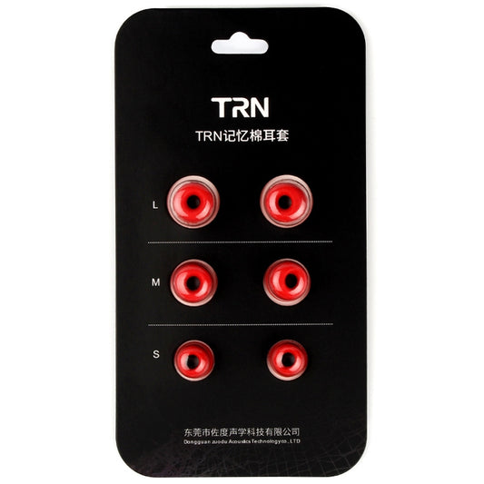 TRN Earphone Silicone Memory Foam Earplug(Red) - Anti-dust & Ear Caps by TRN | Online Shopping UK | buy2fix