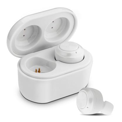 BTH-A6 Wireless Bluetooth 5.0 Earphone with Magnetic Charging Box (White) by buy2fix