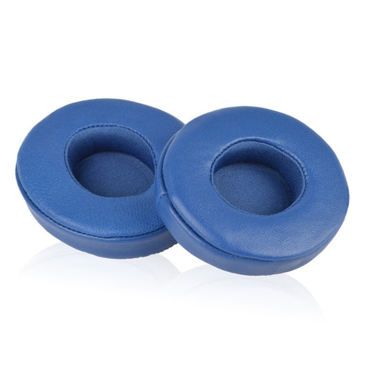 1 Pair Leather Headphone Protective Case for Beats Solo2.0 / Solo3.0, Wired Version (Blue) - Earmuff & Pad by buy2fix | Online Shopping UK | buy2fix