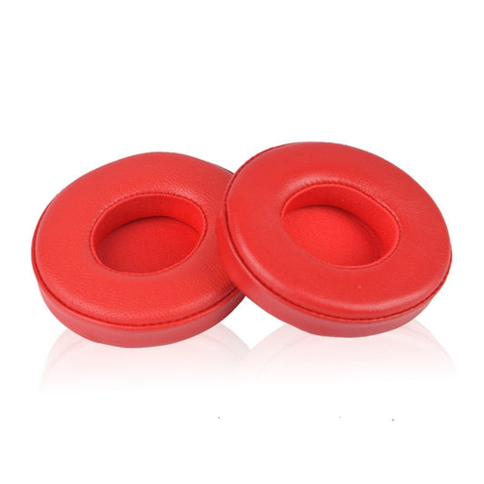 1 Pair Leather Headphone Protective Case for Beats Solo2.0 / Solo3.0, Wired Version (Red) - Earmuff & Pad by buy2fix | Online Shopping UK | buy2fix