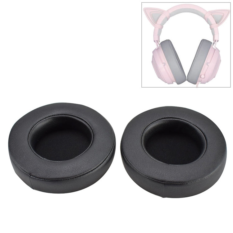 2 PCS For Razer Kraken 7.1 V2 Pro Headphone Cushion Sponge Gel Cover Earmuffs Replacement Earpads - Earmuff & Pad by buy2fix | Online Shopping UK | buy2fix