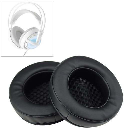 2 PCS For XIBERIA V2 / V5 / X10 / X12 Thicken Headphone Cushion Sponge Cover Earmuffs Replacement Earpads(Black) - Earmuff & Pad by buy2fix | Online Shopping UK | buy2fix