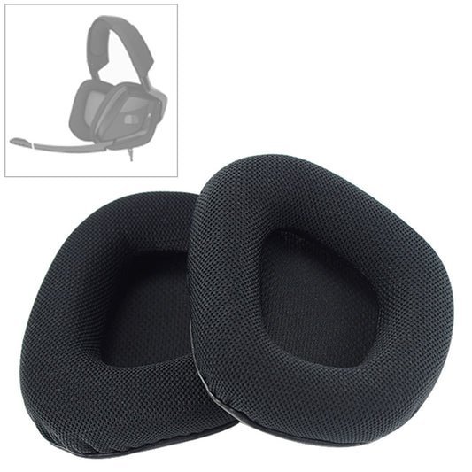 2 Pairs For Corsair Void RGB Pro Headphone Cushion Mesh Cloth Cover Earmuffs Replacement Earpads - Earmuff & Pad by buy2fix | Online Shopping UK | buy2fix