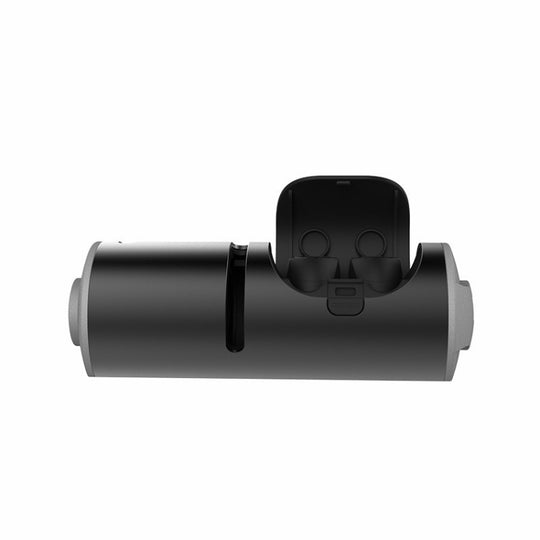3 in 1 TWS Mini Waterproof Bluetooth 4.2 Wireless Earphone + Audio + Charging Box(Black)