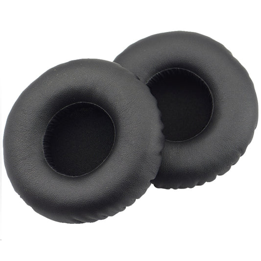 2pcs For JBL Synchros S400BT Headphones Imitation Leather + Memory Foam Soft Earphone Protective Cover Earmuffs(Black) - Earmuff & Pad by buy2fix | Online Shopping UK | buy2fix