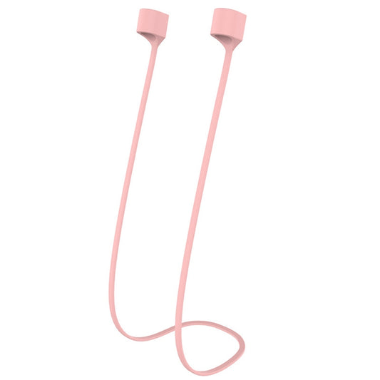 Wireless Bluetooth Headset Anti-lost Rope Magnetic Silicone Lanyard for Apple AirPods 1 / 2(Pink) - Anti-lost & Holder by buy2fix | Online Shopping UK | buy2fix