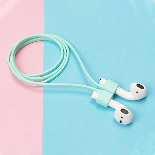 Wireless Bluetooth Headset Anti-lost Rope Magnetic Silicone Lanyard for Apple AirPods 1 / 2(Mint Green) - Anti-lost & Holder by buy2fix | Online Shopping UK | buy2fix