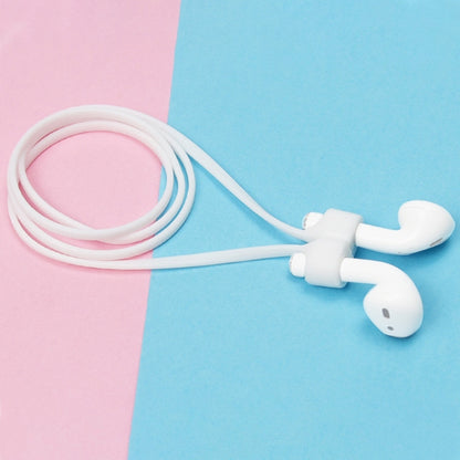 Wireless Bluetooth Headset Anti-lost Rope Magnetic Silicone Lanyard for Apple AirPods 1 / 2(White) - Anti-lost & Holder by buy2fix | Online Shopping UK | buy2fix