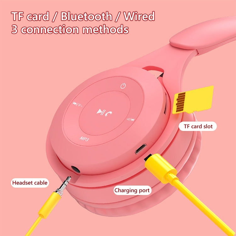 Y08 Hifi Sound Quality Macaron Bluetooth Headset, Supports Calling & TF Card & 3.5mm AUX (Green) by buy2fix