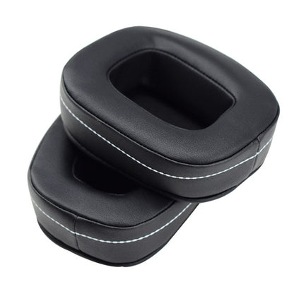 2 PCS For DENON AH-D600 / AH-D7100 Soft Sponge Earphone Protective Cover Earmuffs(Black White) - Earmuff & Pad by buy2fix | Online Shopping UK | buy2fix