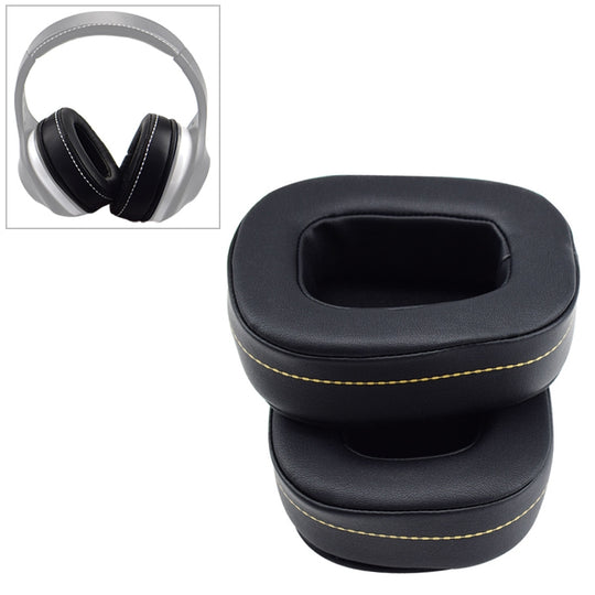 2 pièces pour DENON AH-D600/AH-D7100 éponge douce écouteur housse de protection cache-oreilles (noir marron)