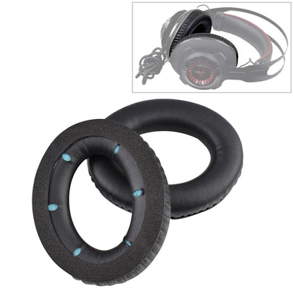 2 PCS For Kingston Hyper X Cloud Revolver S Soft Sponge Earphone Protective Cover Earmuffs (Blue) - Earmuff & Pad by buy2fix | Online Shopping UK | buy2fix