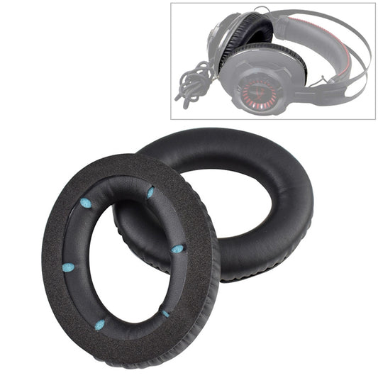 2 PCS For Kingston Hyper X Cloud Revolver S Soft Sponge Earphone Protective Cover Earmuffs (Blue) - Earmuff & Pad by buy2fix | Online Shopping UK | buy2fix
