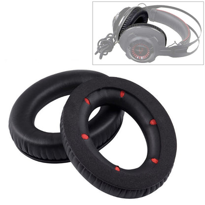 2 PCS For Kingston Hyper X Cloud Revolver S Soft Sponge Earphone Protective Cover Earmuffs (Red) - Earmuff & Pad by buy2fix | Online Shopping UK | buy2fix