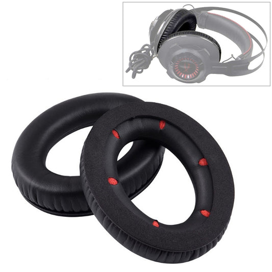 2 PCS For Kingston Hyper X Cloud Revolver S Soft Sponge Earphone Protective Cover Earmuffs (Red) - Earmuff & Pad by buy2fix | Online Shopping UK | buy2fix