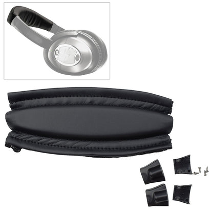 10 PCS For Bose QC2 / QC15 Headphone Head Beam Headgear Leather Cover with Plastic Parts + Screws - Earmuff & Pad by buy2fix | Online Shopping UK | buy2fix