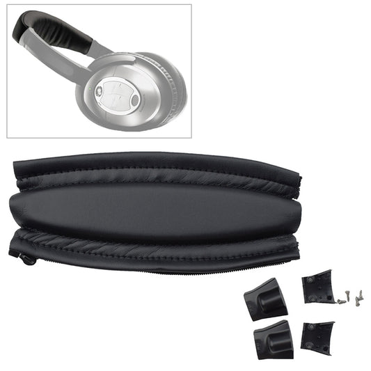 10 PCS For Bose QC2 / QC15 Headphone Head Beam Headgear Leather Cover with Plastic Parts + Screws - Earmuff & Pad by buy2fix | Online Shopping UK | buy2fix