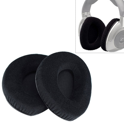 2 PCS For Sennheiser RS160 / 170 / HDR170 / 180 / 160 Flannelette Earphone Cushion Cover Earmuffs Replacement Earpads without Buckle - Earmuff & Pad by buy2fix | Online Shopping UK | buy2fix