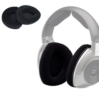 2 PCS For Sennheiser RS160 / 170 / HDR170 / 180 / 160 Flannelette Earphone Cushion Cover Earmuffs Replacement Earpads without Buckle - Earmuff & Pad by buy2fix | Online Shopping UK | buy2fix