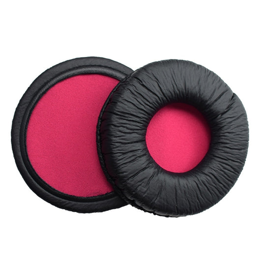 2 PCS For SONY MDR-V55 Earphone Cushion Leather Cover Earmuffs Replacement Earpads (Red) - Earmuff & Pad by buy2fix | Online Shopping UK | buy2fix