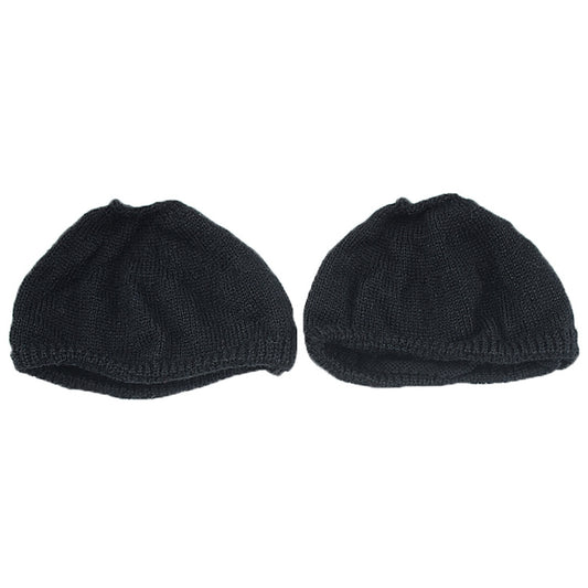 2 PCS Knitted Headphone Dustproof Protective Case for Beats Solo2 / Solo3(Black) - Anti-dust & Ear Caps by buy2fix | Online Shopping UK | buy2fix