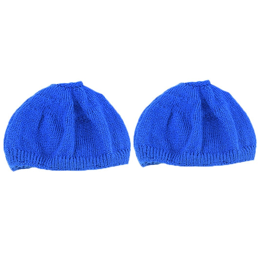 2 PCS Knitted Headphone Dustproof Protective Case for Beats Studio2(Blue) - Anti-dust & Ear Caps by buy2fix | Online Shopping UK | buy2fix