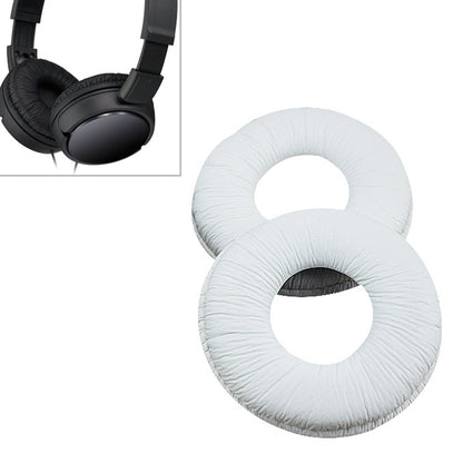 2pcs Sponge Headphone Protective Case for Sony MDR-ZX110 / ZX100 / ZX300 / V150 / V300(White) - Earmuff & Pad by buy2fix | Online Shopping UK | buy2fix