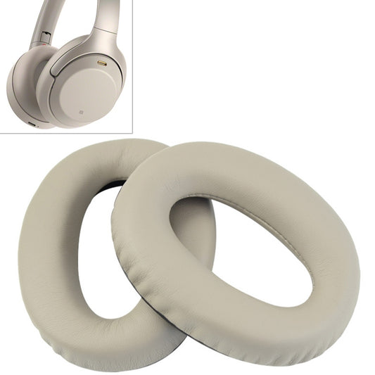 2pcs Sponge Headphone Protective Case for Sony MDR-1000X / WH-1000XM3(Champagne Gold) - Earmuff & Pad by buy2fix | Online Shopping UK | buy2fix