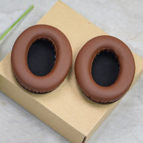 1 Pair Soft Earmuff Headphone Jacket with Common Cotton for BOSE QC2 / QC15 / AE2 / QC25(Dark Brown) - Earmuff & Pad by buy2fix | Online Shopping UK | buy2fix