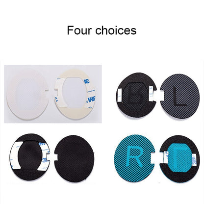 1 Pair Soft Earmuff Headphone Jacket with LR Cotton for BOSE QC2 / QC15 / AE2 / QC25 / QC35(Black) - Earmuff & Pad by buy2fix | Online Shopping UK | buy2fix