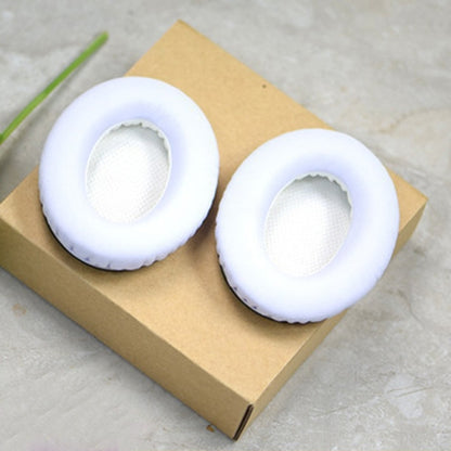 1 Pair Soft Earmuff Headphone Jacket with White Padded Cotton for BOSE QC2 / QC15 / AE2 / QC25 / QC35(White) - Earmuff & Pad by buy2fix | Online Shopping UK | buy2fix