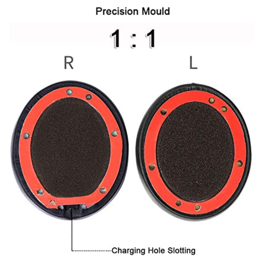 1 Pair Soft Sponge Earmuff Headphone Jacket for Beats Solo 2.0, Wired Version(Blue) - Earmuff & Pad by buy2fix | Online Shopping UK | buy2fix