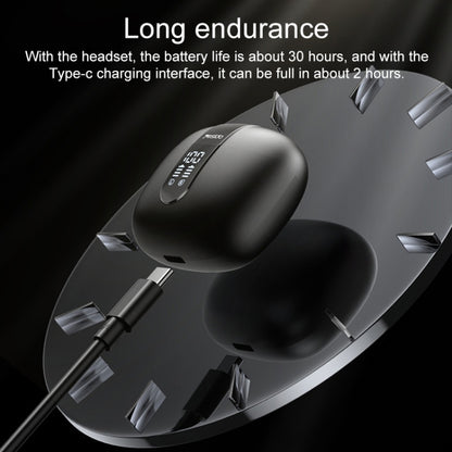 Yesido TWS22 Bluetooth 5.3 LED Digital Display TWS Wireless Bluetooth Earphone (Black) - TWS Earphone by Yesido | Online Shopping UK | buy2fix