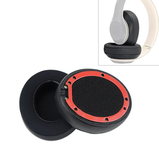 2 PCS For Beats Studio 2.0 / 3.0 Headphone Protective Cover Ice Gel Earmuffs(Black) - Earmuff & Pad by buy2fix | Online Shopping UK | buy2fix