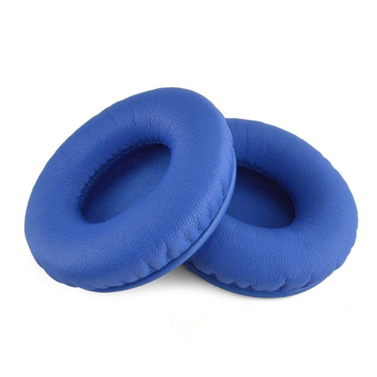 2 PCS For Beats Solo HD / Solo 1.0 Headphone Protective Leather Cover Sponge Earmuffs(Blue) - Earmuff & Pad by buy2fix | Online Shopping UK | buy2fix
