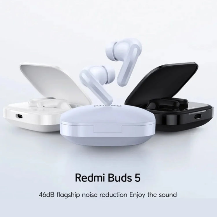Original Xiaomi Redmi Buds 5 Wireless Bluetooth Earphone (Black) - Bluetooth Earphone by Xiaomi | Online Shopping UK | buy2fix
