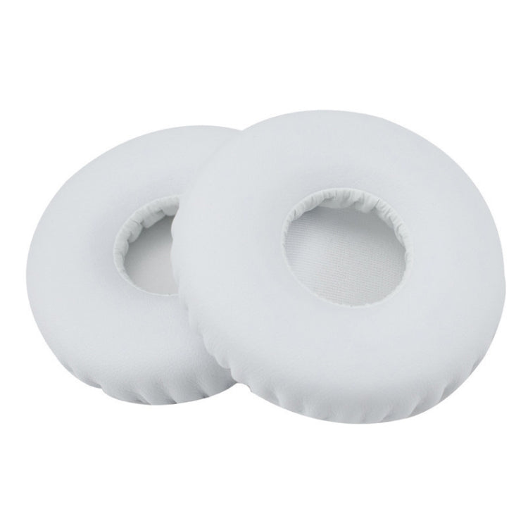 2 PCS For Sony MDR-XB450AP / XB550 / XB650 / XB400 Earphone Cushion Cover Earmuffs Replacement Earpads with Mesh(White) - Earmuff & Pad by buy2fix | Online Shopping UK | buy2fix