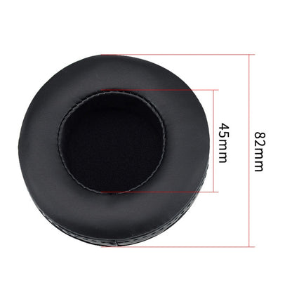 2 PCS For Skullcandy / HESH 2.0 HESH Thickened Earphone Cushion Cover Earmuffs Replacement Earpads with White Thread Sewing(Black) - Earmuff & Pad by buy2fix | Online Shopping UK | buy2fix