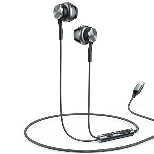 Yesido YH41 Type-C Plug Wired HiFi Sound Music Earphones with Mic - Type-C Earphone by Yesido | Online Shopping UK | buy2fix
