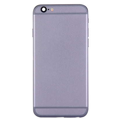 Full Housing Back Cover with Power Button & Volume Button Flex Cable for iPhone 6(Grey) - iPhone 6/6 Plus Parts by buy2fix | Online Shopping UK | buy2fix