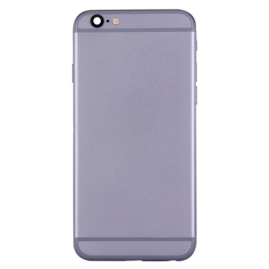 Full Housing Back Cover with Power Button & Volume Button Flex Cable for iPhone 6(Grey) - iPhone 6/6 Plus Parts by buy2fix | Online Shopping UK | buy2fix