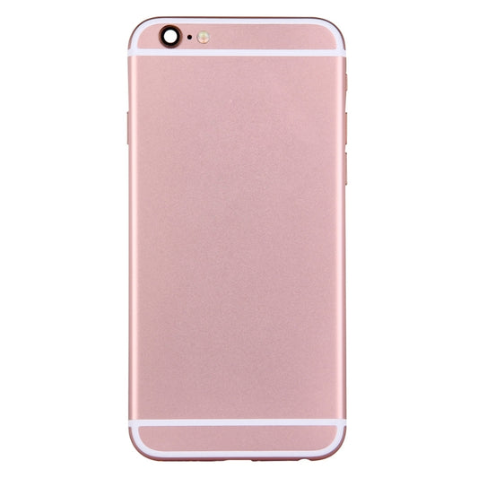 Full Housing Back Cover with Power Button & Volume Button Flex Cable for iPhone 6(Rose Gold) - iPhone 6/6 Plus Parts by buy2fix | Online Shopping UK | buy2fix
