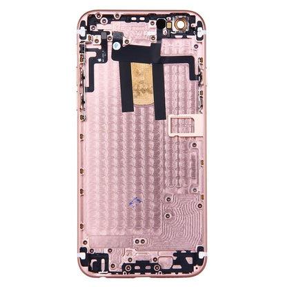 Full Housing Back Cover with Power Button & Volume Button Flex Cable for iPhone 6(Rose Gold) - iPhone 6/6 Plus Parts by buy2fix | Online Shopping UK | buy2fix