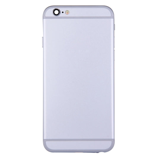 Full Housing Back Cover with Power Button & Volume Button Flex Cable for iPhone 6(Silver) - iPhone 6/6 Plus Parts by buy2fix | Online Shopping UK | buy2fix