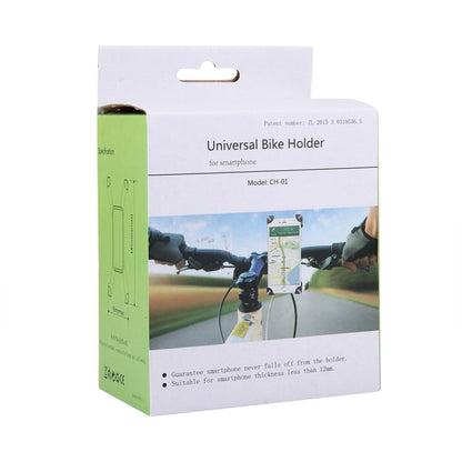 CH-01 360 Degree Rotation Bicycle Phone Holder for iPhone 7 & 7 Plus / iPhone 6 & 6 Plus / iPhone 5 & 5C & 5s(Black) by buy2fix