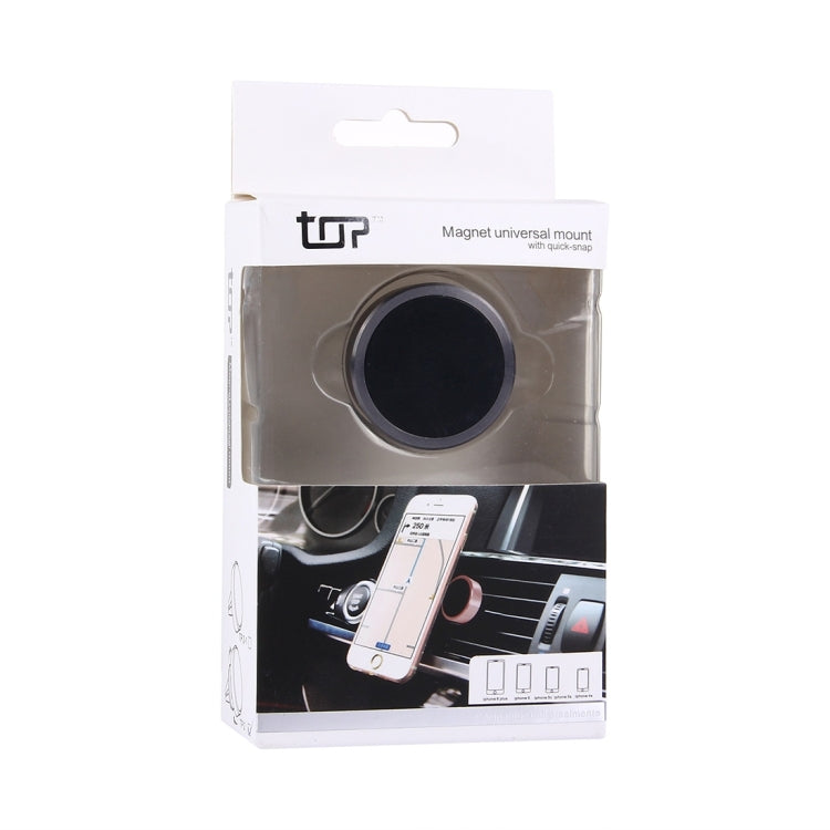 Car Magnetic Air Vent Mount Dock Holder with Quick-snap , For iPhone, Galaxy, Huawei, Xiaomi, LG, HTC and other Smartphones(Grey) by buy2fix