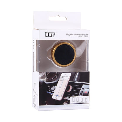 Car Magnetic Air Vent Mount Dock Holder with Quick-snap, For iPhone, Galaxy, Huawei, Xiaomi, LG, HTC and other Smartphones(Gold) by buy2fix