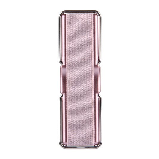 2 in 1 Adjustable Universal Mini Adhesive Holder Stand + Slim Finger Grip, Size: 7.3 x 2.2 x 0.3 cm(Rose Gold) - Ring Holder by buy2fix | Online Shopping UK | buy2fix