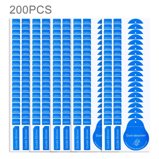 200 PCS Dust-absorber LCD Guide Sticker Dedust for Screen Glass - Others by buy2fix | Online Shopping UK | buy2fix