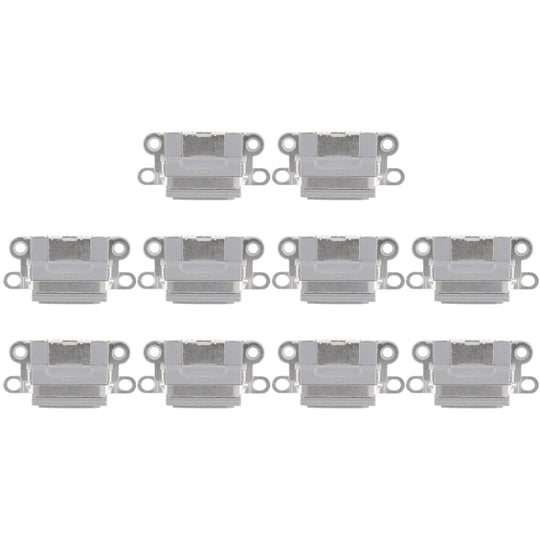 10 PCS Ladeanschluss für iPhone 6 / 6S (Grau)